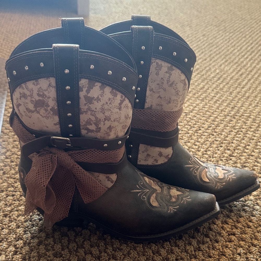 Rockin Country Brown Western Boots